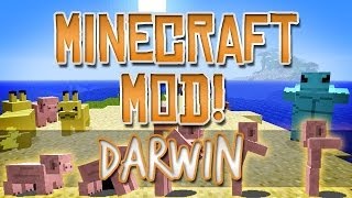 ГЕННАЯ ИНЖЕНЕРИЯ! Darwin Mod Майнкрафт Обзор модов Minecraft 1.7.2