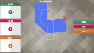 Paperama Walkthrough Solution - JABARA Level #8: Sickle