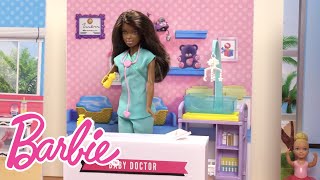 Chelsea Doll Learns About Being a Baby Doctor | Barbie Careers | Barbie