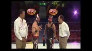 VOLADOR JR VS MISTICO ANTES DEL MANO A MANO (parte1)
