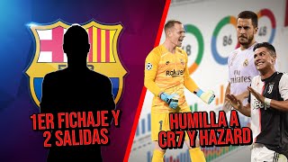 Barcelona NEGOCIA 1er fichaje y 2 salidas / El DATO con el que Ter Stegen HUMILLA a CR7 y Hazard