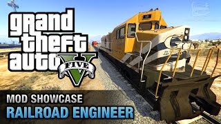 GTA 5 PC - Railroad Engineer [Mod Showcase]
