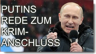 Putins Rede zum Krim-Anschluss