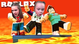 Лика и Милана в мире ROBLOX | ПОЛ ЭТО ЛАВА ЧЕЛЛЕНДЖ |Выжить ЛЮБОЙ ЦЕНОЙ