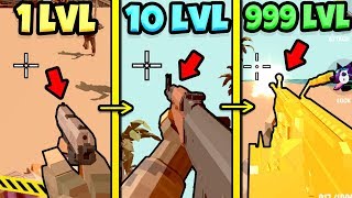 ЭВОЛЮЦИЯ ПУШЕК ЧТОБЫ ОСТАНОВИТЬ БЕСКОНЕЧНУЮ ОРДУ ЗОМБИ В ИГРЕ MERGE GUN SHOOT!