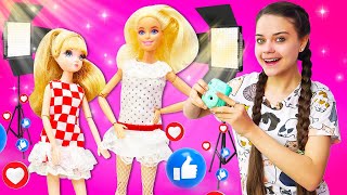 Барби собирается на красную дорожку! Игры одевалки в видео для девочек с куклами Barbie
