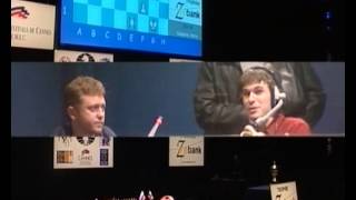 Kasparov vs Grischuk Blitz Cannes 2001 (en direct)