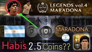 Open Box Draw "D.MARADONA Legends" Vol.4 | | | PES 2018 Mobile