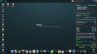 Видео про мой ноутбукс   Dell и  Linux Manjaro-18 (xfce).