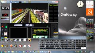 Playing OpenBVE with an On-Screen Keyboard