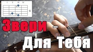 #10 Как играть "Звери - Для тебя" ( Разбор Песни )