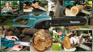 Цепная электропила Makita UC4020A - Обзор и Тест