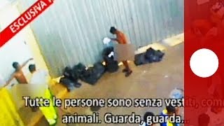 Outrage over video of 'degrading treatment' of Lampedusa migrants