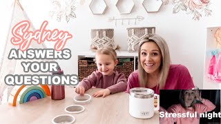3 YEAR OLD SYDNEY ANSWERS YOUR QUESTIONS| Day in The Life of a Single Mom *Stressing*