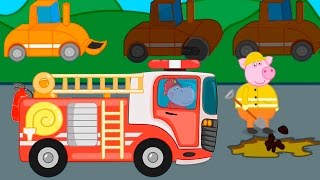 Мультфильмы Профессии для детей - Мультики про машинки и разную технику.