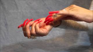 CLOSEUP: Showing My Long Natural Nails