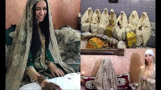 يوم الحمَّام و الحناء - التقاليد الطنجاوية لحناء العروس ( مقتطفات اول ايام حفل زفافي)