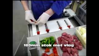 Ambachtelijke sat&eacute; unit shaslik brochette