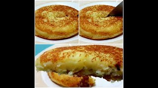 Lanche com apenas 02 ingredientes na frigideira ! Substitui 01 refeição.