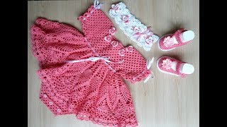 Платье крючком часть 5