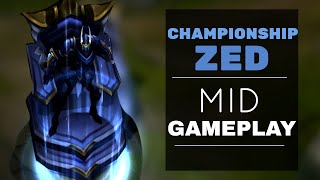 CHAMPIONSHIP ZED NEW SKIN - League of Legends