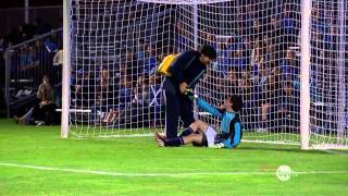 Вратарь отбил все 5 пенальти собственным лицом, Funny penalties cut