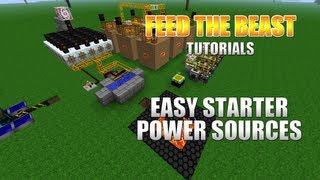 Feed The Beast :: Best Starter Power Sources!