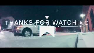 Snow Plowing Plowing snow with Boss HTX Half ton truck Ford F-150