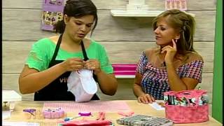 Organizador de bolsa com Renata Silva - Vitrine do Artesanato na TV