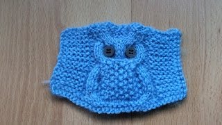 Modelul " Bufnita" pentru incepatori. Узор "Сова" (Knitting. Pattern "Owl") step by step