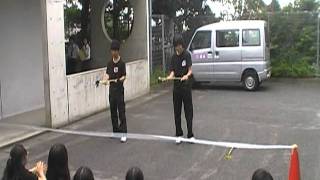 フラワースティック：2011文化祭 湘南高校ジャグリング部