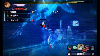 mh3g 　ラギアクルス希少種　ガンランス(20120526)