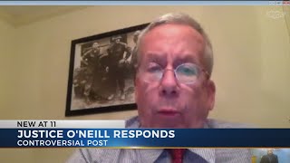 Justice O'Neill responds to criticism over Facebook post