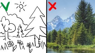 КАК НАРИСОВАТЬ ФОН ЗА 5 МИНУТ!