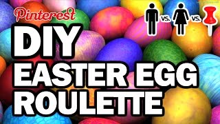 DIY Easter Egg Roulette - Man Vs Corinne Vs Pin + Giveaway