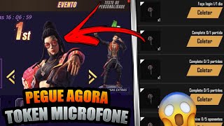 COMO PEGAR VÁRIOS TOKEN MICROFONE e COMO GANHAR SKIN DO OPERAÇÃO TRAP NO FREE FIRE