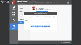 How to register CCleaner Free