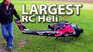 Worlds largest RC Heli - Red Bull Cobra (hobby class turbine, Josef Schmirl)