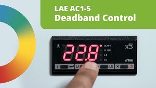 Setting a Deadband (Two-Stage) Control: LAE AC1-5 Digital Controller