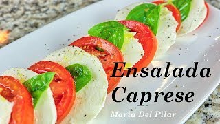 Ensalada Caprese Italiana de Tomate y Mozzarella Fresca