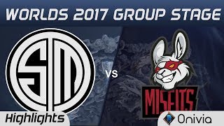 TSM vs MSF Highlights World Championship 2017 Group Stage Team Solo Mid vs Misfits by Onivia