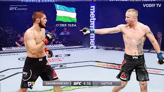 АНА ХАЛОС! ХАБИБ vs ГЭТЖИ ЖАНГИ / ХАБИБ НУРМАГОМЕДОВ МАҒЛУБ БЎЛИШИНИ СИРИ