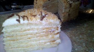 Торт "Весенняя нежность" - торт прост в приготовлении и очень вкусный и нежный!