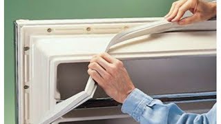 Замена уплотнителя на двери холодильника Стинол