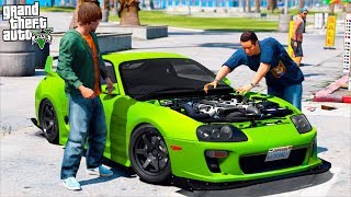 РЕАЛЬНАЯ ЖИЗНЬ В GTA 5 - ЗАБРАЛ ДРИФТ ТОЙОТУ СУПРУ У САЙМОНА! ПОПАЛ В ДТП НА МЕРСЕДЕСЕ АМГ! ?ВОТЕР