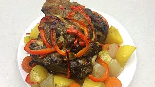 МЯСО КАБАНА С ОВОЩАМИ В ДУХОВКЕ - ОЧЕНЬ СОЧНО И ВКУСНО! / WILD BOAR MEAT IN THE OVEN!