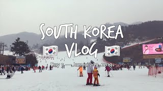 GANGWON-DO SKIING ADVENTURE! (Day 3 ?? South Korea Vlog)