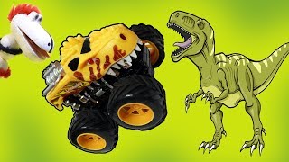 ГОША И ДИНОЗАВРЫ! Чудо диназавро-машинки. Видео для детей с игрушками. Новые мультики.