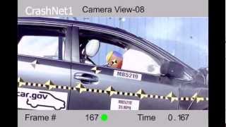 Toyota Venza | 2011 | Frontal Crash Test | NHTSA High Speed Cam | CrashNet1