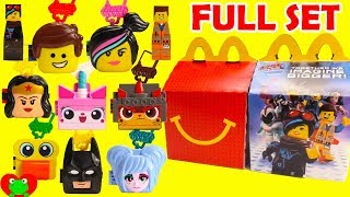 Opening 2019 The Lego Movie 2 McDonald's Happy Meal Toys Full Set